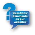 Questions or Comments about our website?