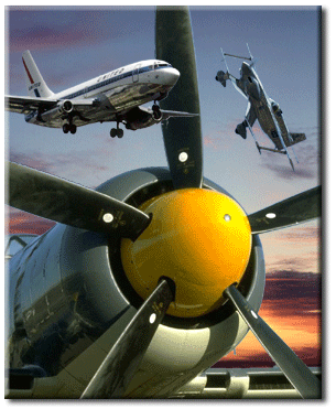 Airplane Collage