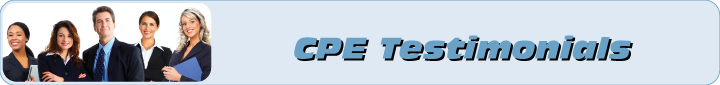 CPE Testimonials