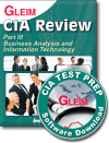 CIA Part III: Business Analysis & Info Tech (Book & Test Prep Software Download)