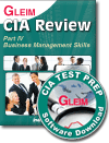 CIA Part IV: Business Mgmt (Book & Test Prep Software Download)