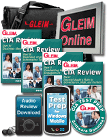 CIA Parts I, II, III, IV (Books, Test Prep Software Download, Audio CDs, Gleim Online, & Test Prep for Windows Mobile)