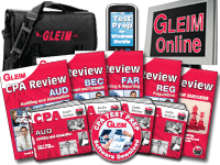 CPA AUD, BEC, FAR, REG (Books, Test Prep Software Download, Audio CDs, Gleim Online, & Test Prep for Windows Mobile)