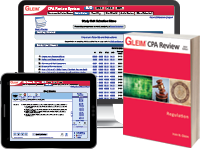 CPA Regulation Review System (Book, Test Prep Online, Audio Review, Gleim Online, Practice Exam, & Simulation Wizard)