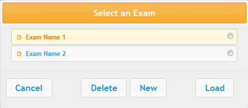 Manage Exam Options