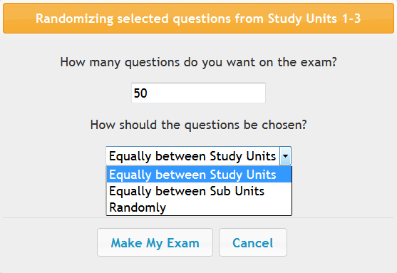 Randomize Questions