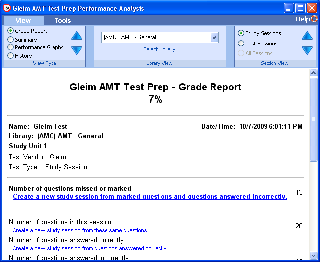 Performance Analysis