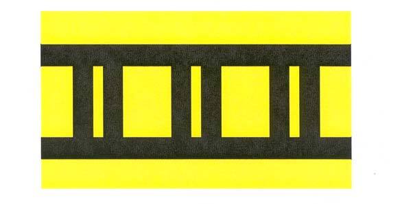 A graphic depicting an ILS critical area boundary sign.