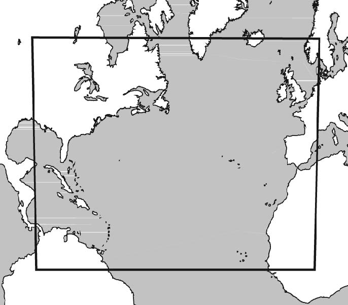 A graphic depicting the north Atlantic route charts.