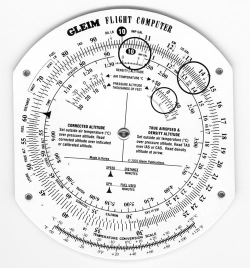 True Airspeed Chart