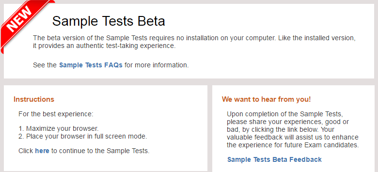AICPA Sample Test