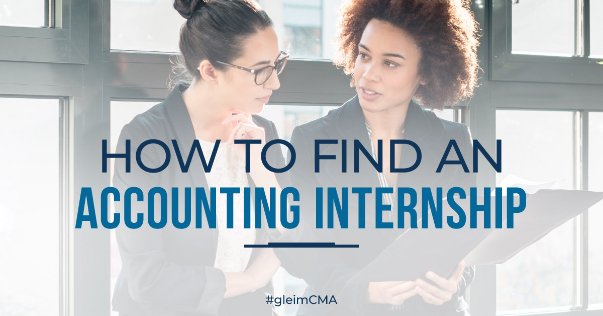 How to Find an Accounting Internship Accounting Internship Resources