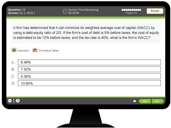 Standard CMA exam question for CMA exam tips