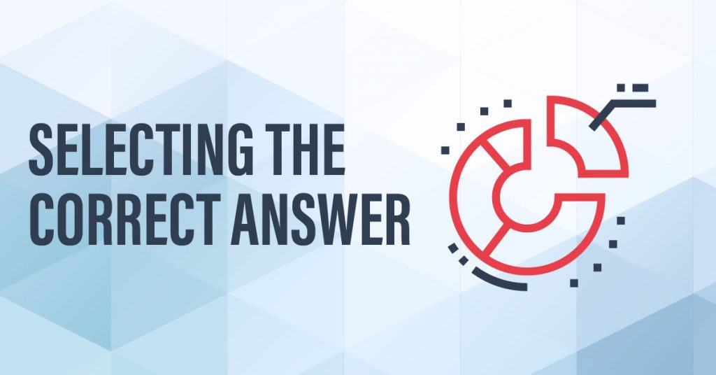selecting the correct answer on the cpa exam