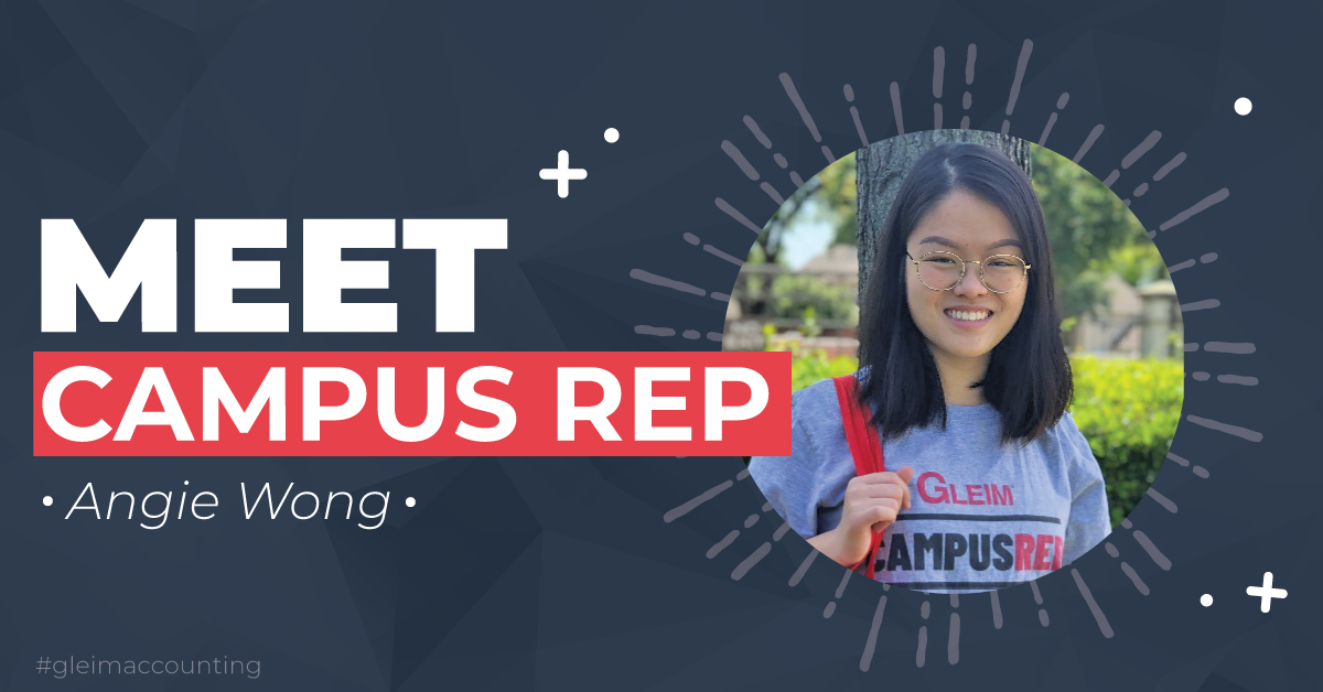 Gleim Campus Rep Angie Wong