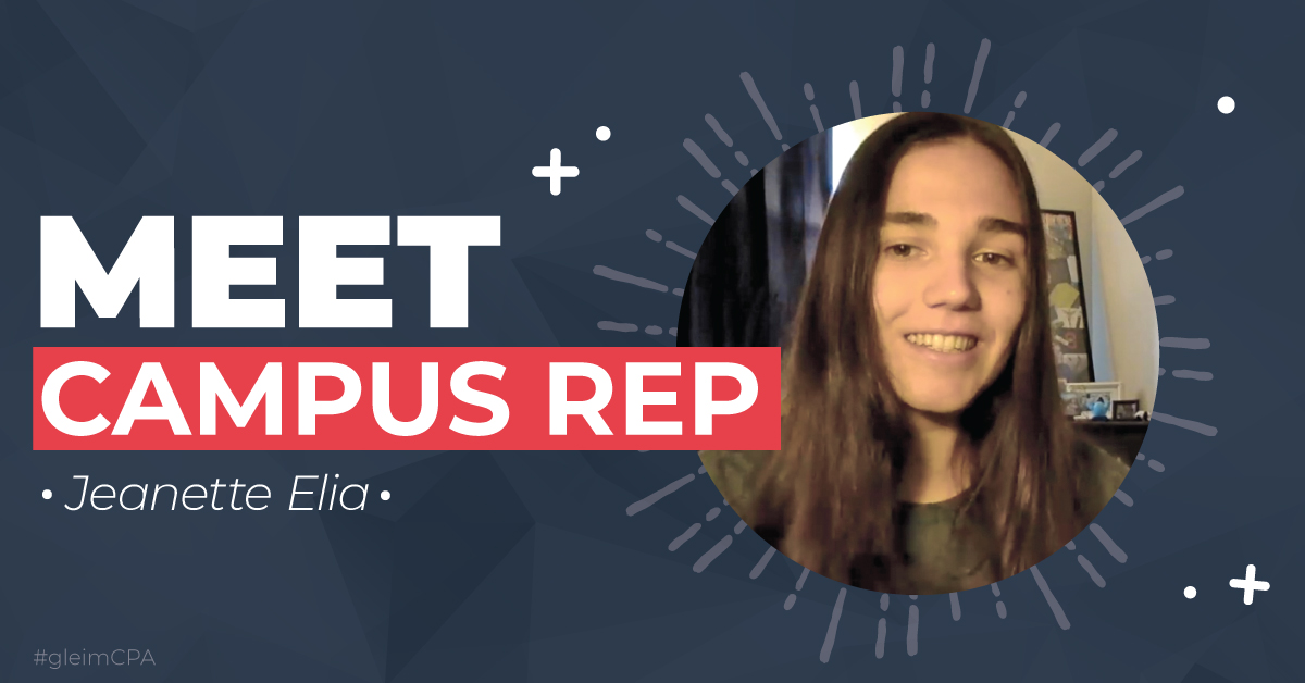 Meet Gleim Campus Rep Jeanette Elia