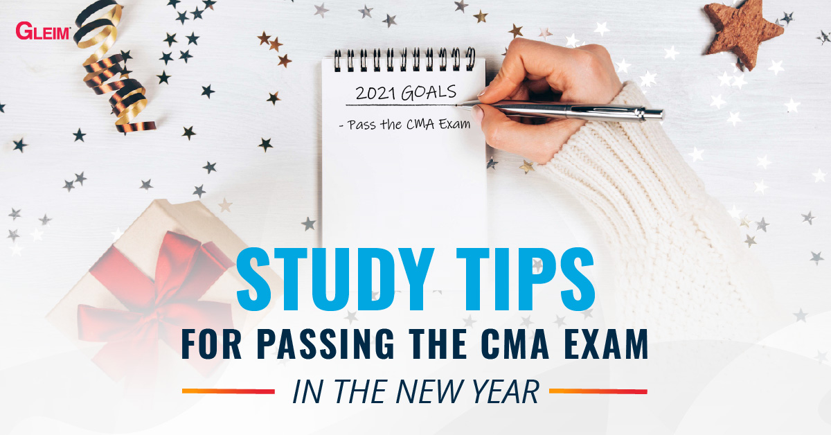 Study tips for passing the CMA exam in the New Year