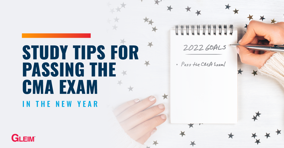 Study Tips for Passing the CMA exam in the New Year