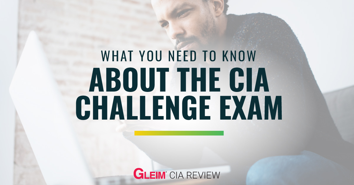 What you need to know about the CIA Challenge exam