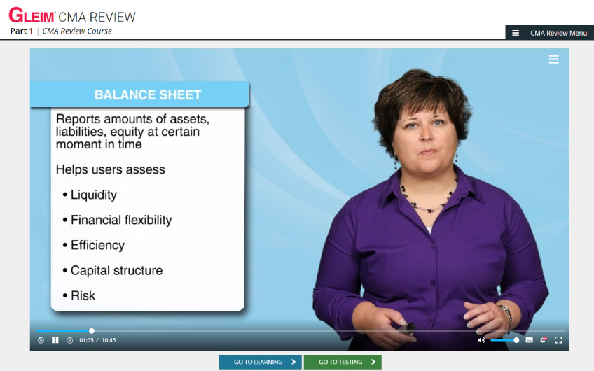 CMA Gleim Instruct Video