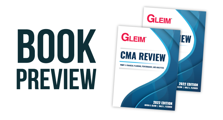 2022 Edition Gleim CMA Review Book Preview