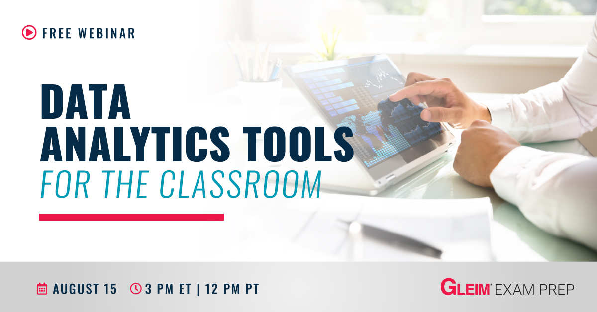 Data Analytics Tools for the Classroom | August 15 | 3 pm ET | 12 pm PT