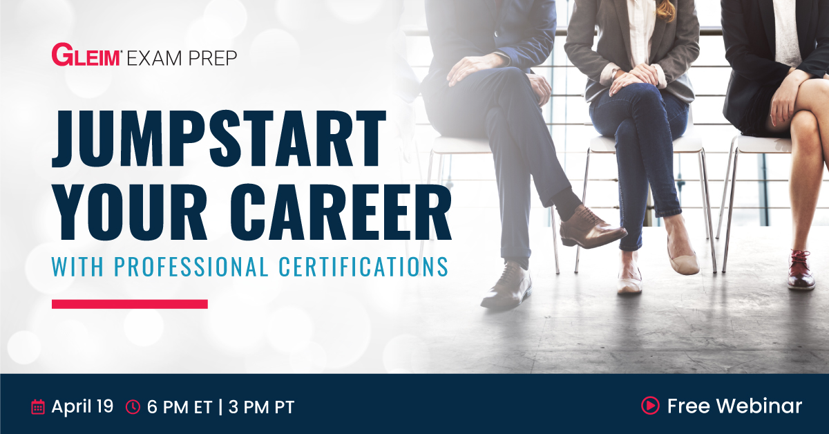 Jumpstart Your Career with Professional Certifications | April 19 | 6 pm ET 3 pm PT