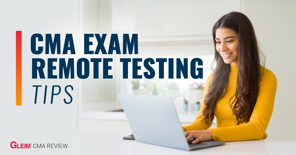 CMA Exam Remote Testing Tips