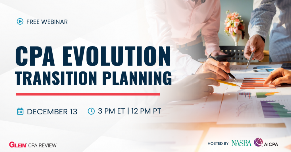 Cpa Evolution Transition Planning Gleim Exam Prep Cpa Evolution Transition Planning Gleim Exam Prep