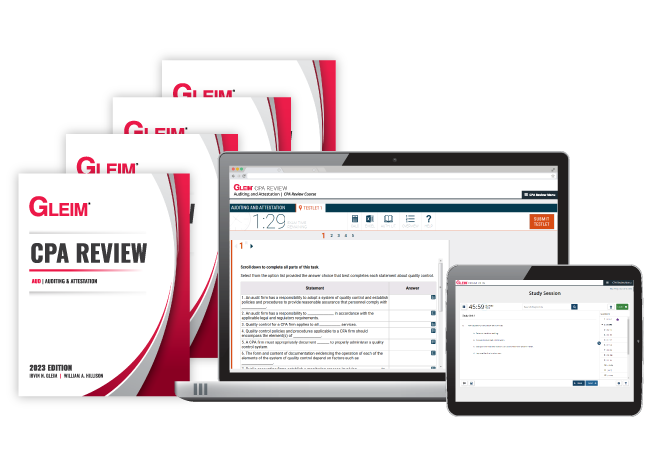 Gleim CPA Mega Test Bank Set