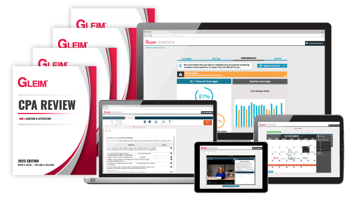 Gleim CPA Premium Review System Set