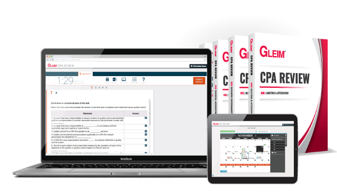 Gleim CPA Traditional Review System