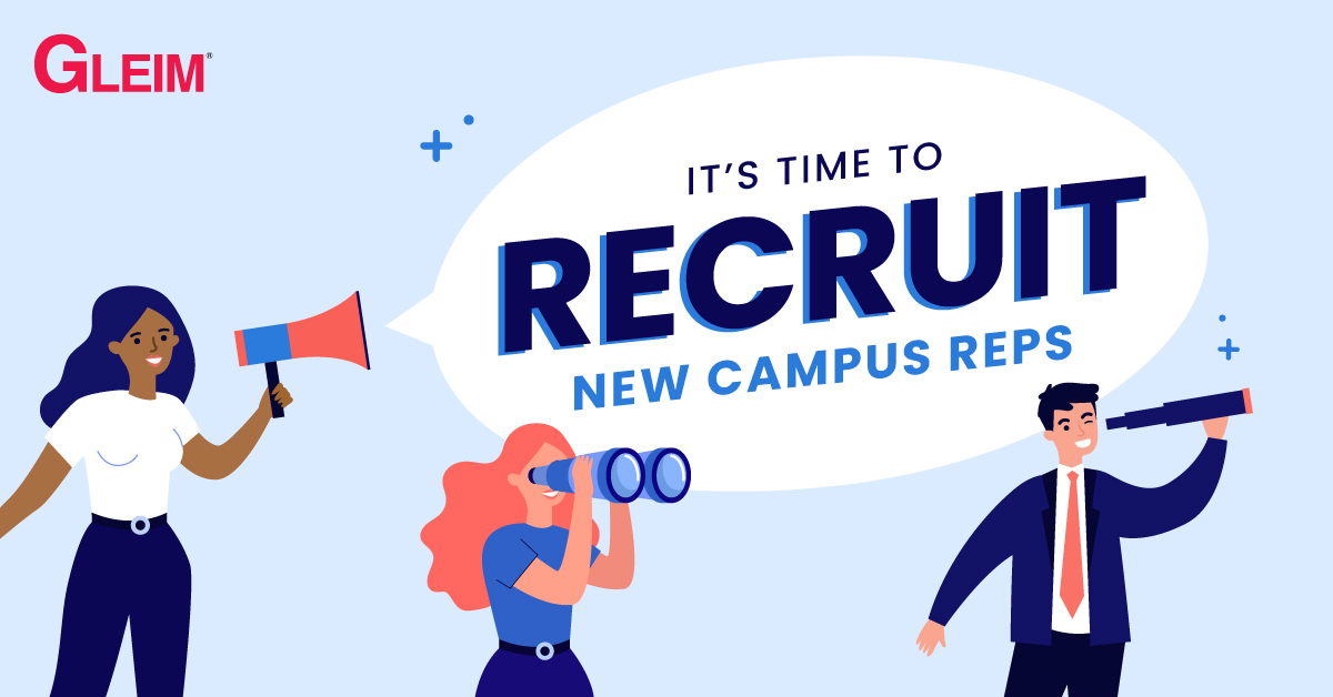 Gleim | It's time to recruit new campus reps