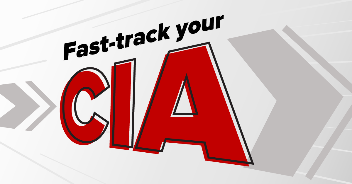 Fast-track your CIA